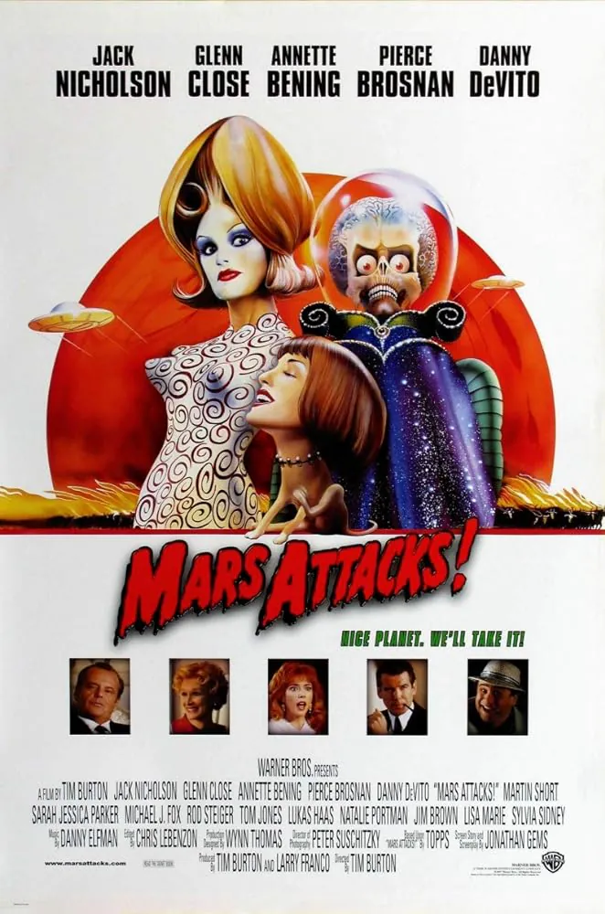 دانلود فیلم مریخ حمله می‌کند Mars Attacks 1996