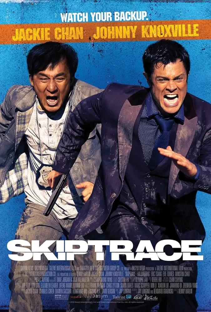 دانلود فیلم تعقیب و گریز Skiptrace 2016 با دوبله فارسی