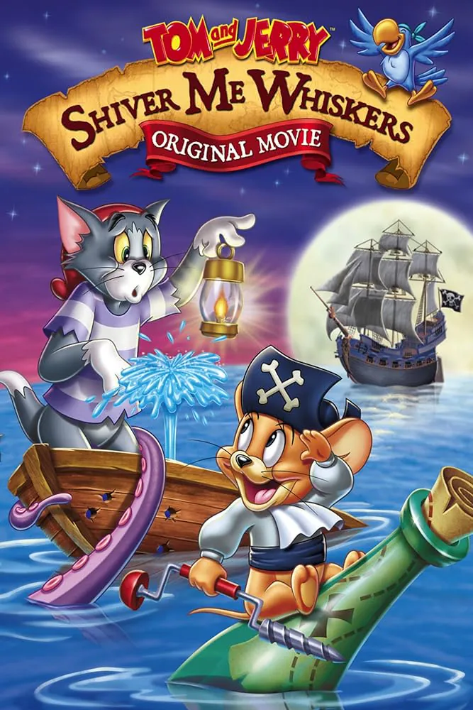 دانلود انیمیشن تام و جری در جویندگان گنج Tom and Jerry in Shiver Me Whiskers 2006 دوبله فارسی