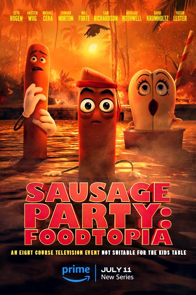 دانلود انیمیشن سریالی سوسیس پارتی: فودتوپیا Sausage Party: Foodtopia