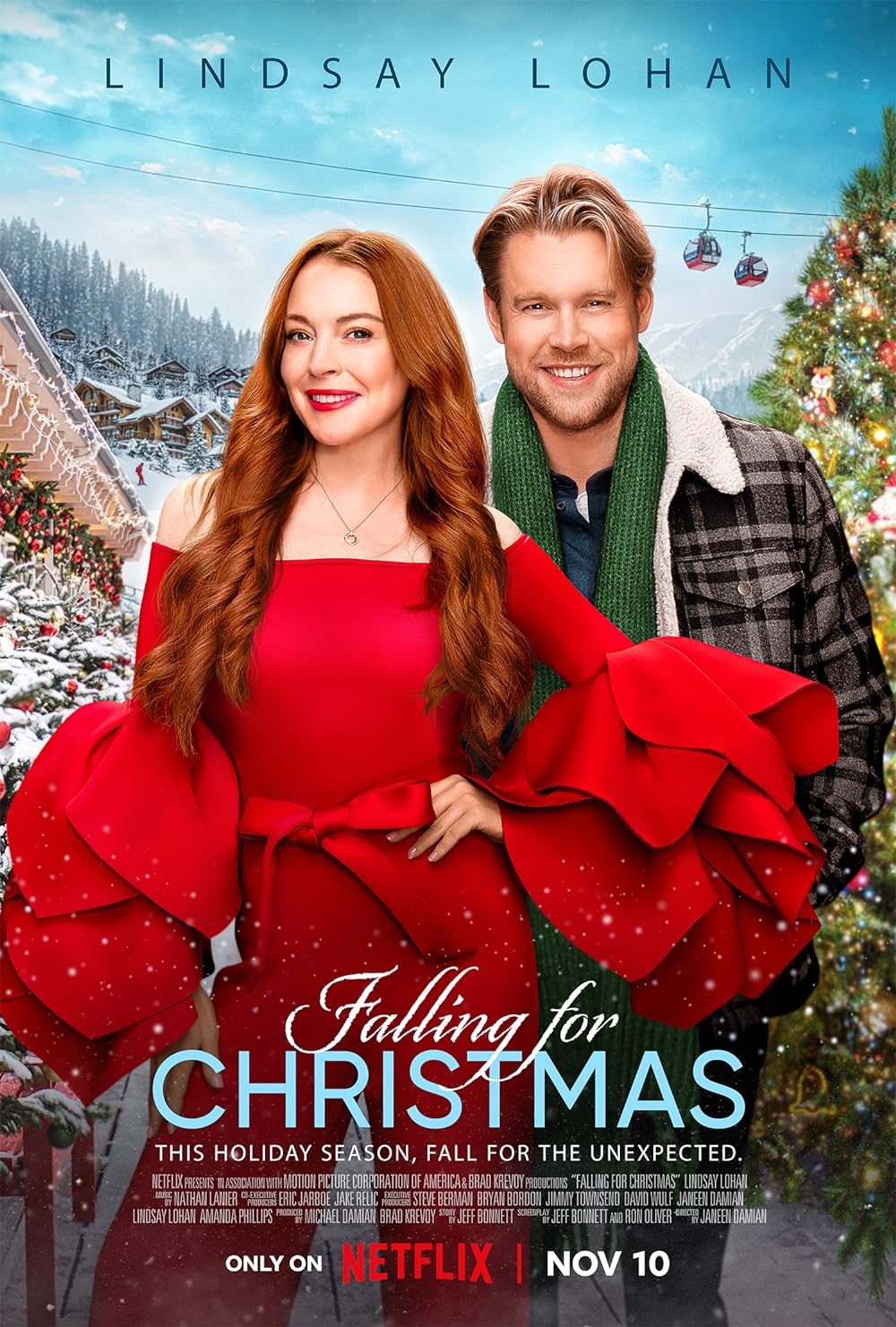 دانلود فیلم عاشق شدن برای کریسمس Falling for Christmas 2022 دوبله فارسی