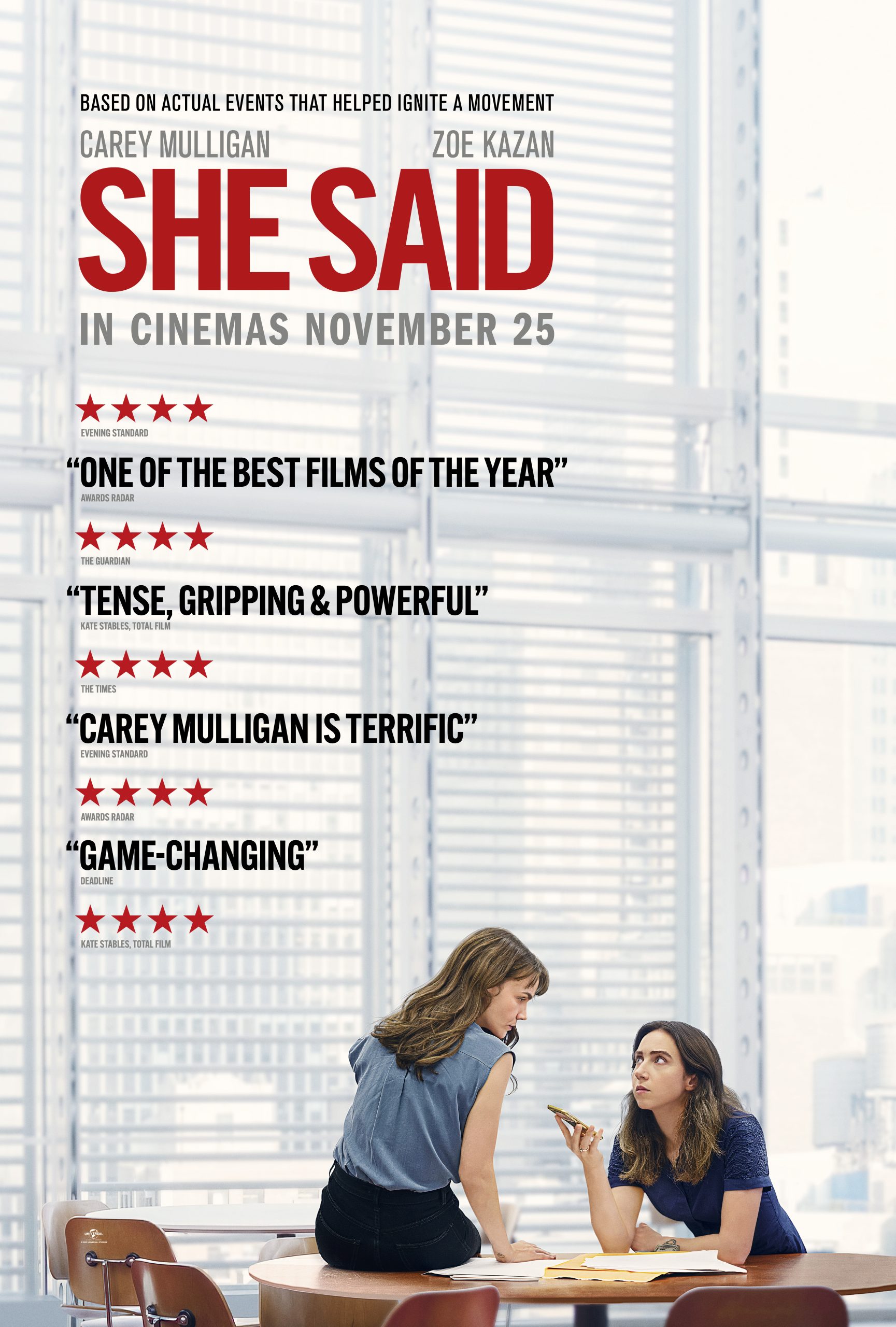 دانلود فیلم به نقل از او She Said 2022 دوبله فارسی