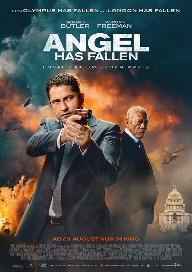 دانلود فیلم آنجل سقوط کرده‌ است Angel Has Fallen 2019 با دوبله فارسی