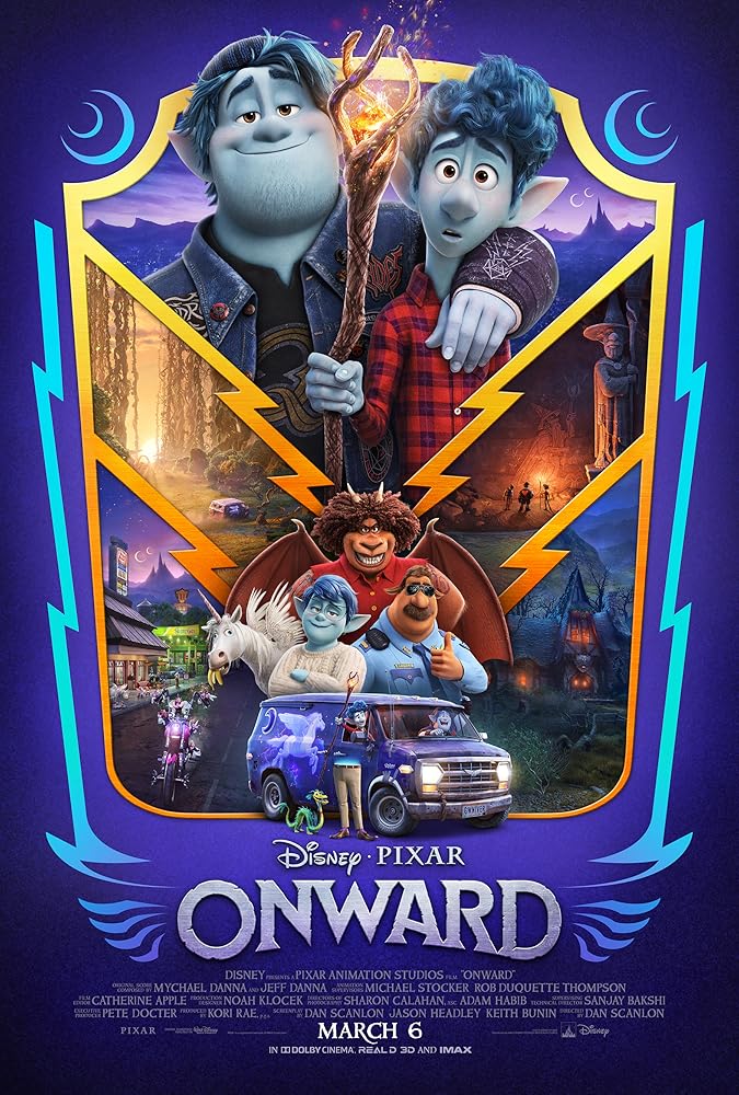 دانلود فیلم به پیش Onward 2020 با دوبله فارسی