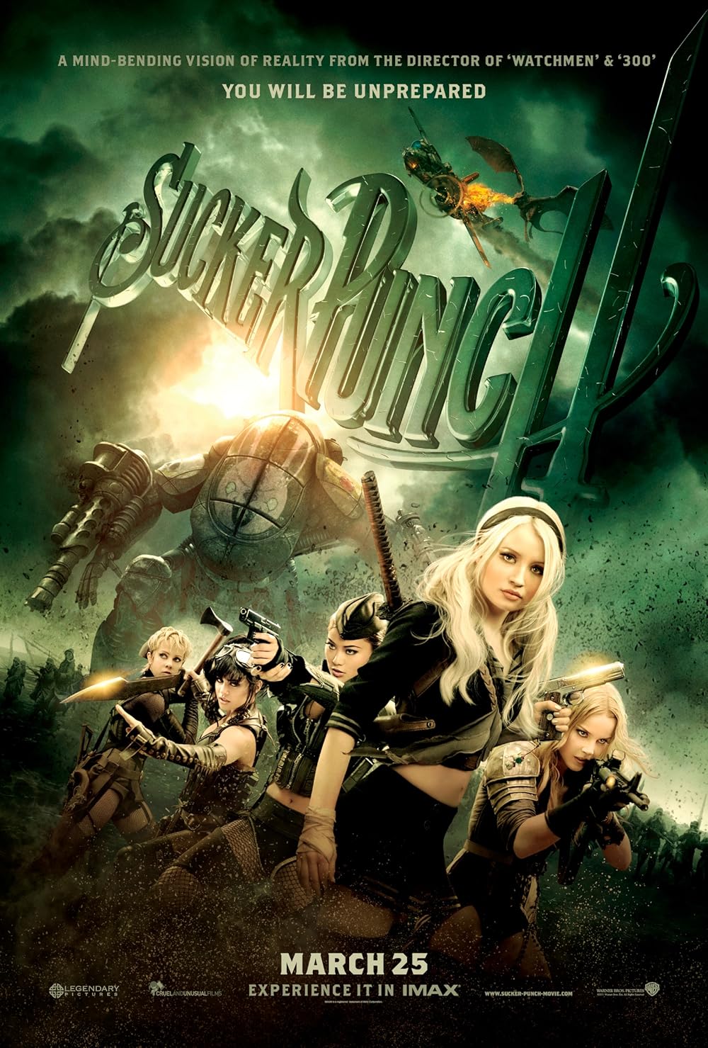 دانلود فیلم مشت ناگهانی Sucker Punch 2011