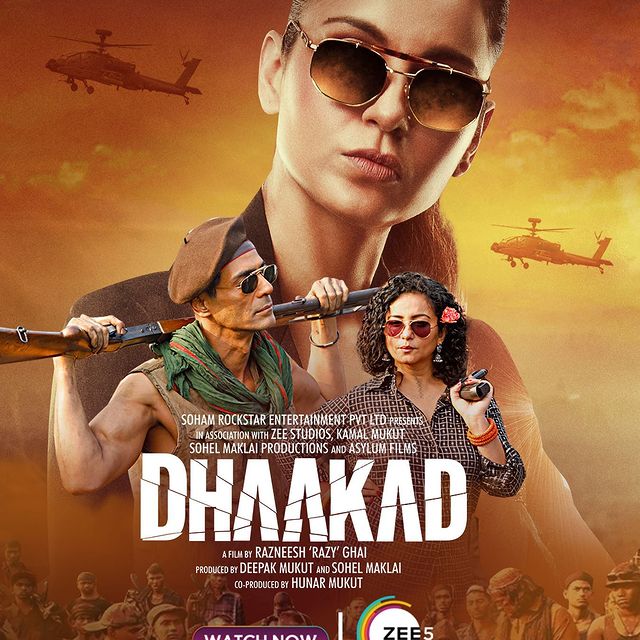 دانلود فیلم جان سخت Dhaakad 2022
