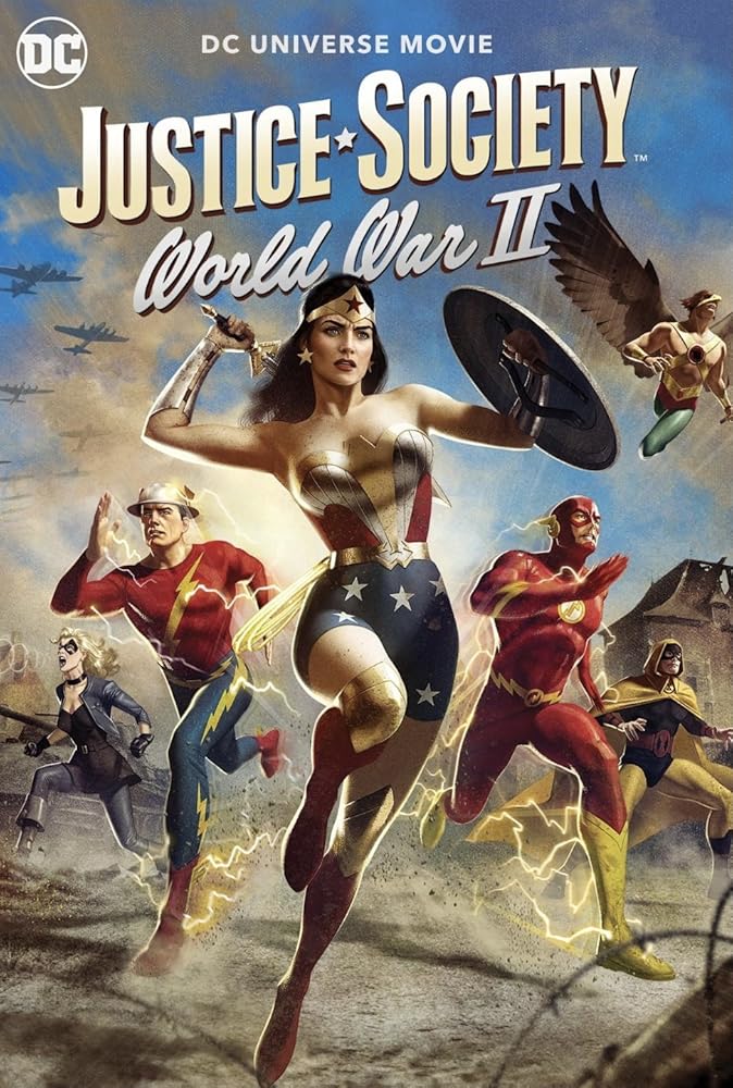 دانلود فیلم مجمع عدالت: جنگ جهانی دوم Justice Society: World War II 2021 با دوبله فارسی